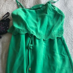 Green dress